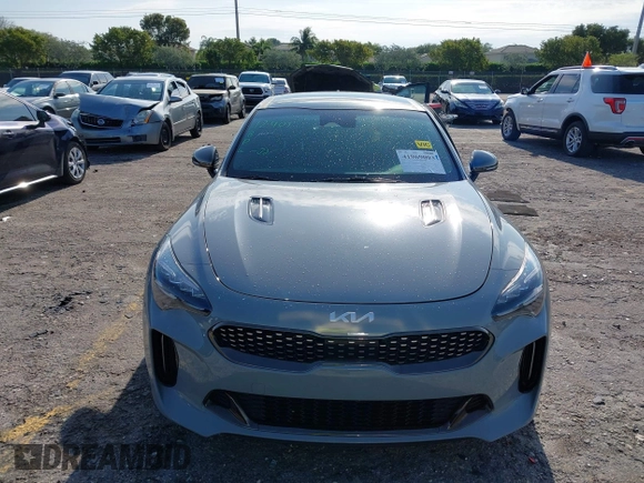 2023 Kia Stinger GT-Line with VIN KNAE35LD3P6136247, listed as a IAAI auction lot 41969093 with 27,905 mi miles. Bid and sale history available at carsss.com. Image 13.