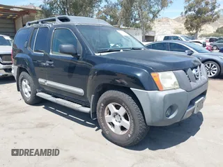 2005 Nissan Xterra S with VIN 5N1AN08U95C644448, listed as a IAAI auction lot 42087541 with 203,191 mi miles. Bid and sale history available at carsss.com. Image 1.