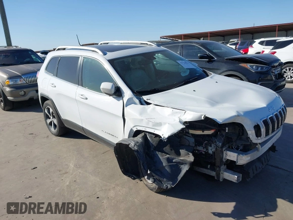 2019 Jeep Cherokee Limited with VIN 1C4PJLDX2KD273103, listed as a IAAI auction lot 41724835 with 78,723 mi miles. Bid and sale history available at carsss.com. Image 1.