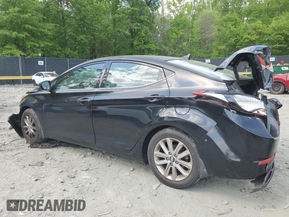 2015 Hyundai Elantra SE z VIN 5NPDH4AE0FH556185, wystawiony jako Copart lot #55722115 z przebiegiem 131 798 mil mil oraz Szkody całkowita. Historia ofert i sprzedaży dostępna na DreamBid. Obrazek 2.
