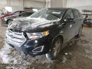 2017 Ford Edge SEL with VIN 2FMPK4J83HBC17097, listed as a Copart auction lot 44496985 with 155,787 mi miles and Salvage Title. Bid and sale history available at carsss.com. Image 1.