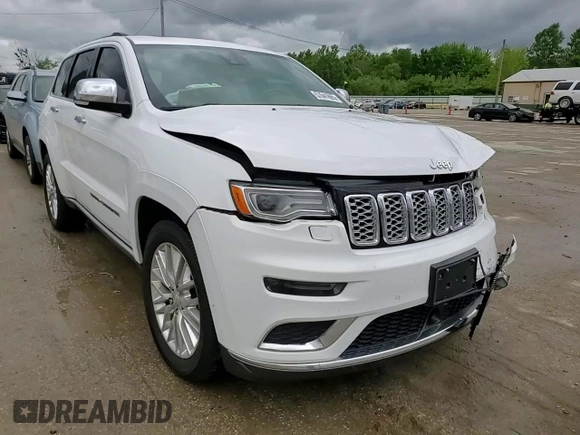 2017 Jeep Grand Cherokee Summit with VIN 1C4RJFJG2HC941155, listed as a Copart auction lot 57641665 with 72,273 mi miles and Salvage title. Bid and sale history available at DreamBid. Image 14.