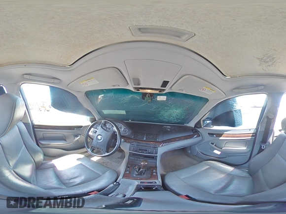 2005 BMW 3 Series 330i with VIN WBAEV53485KM39295, listed as a Copart auction lot 61581235 with 185,054 mi miles and Salvage title. Bid and sale history available at DreamBid. Image 14.