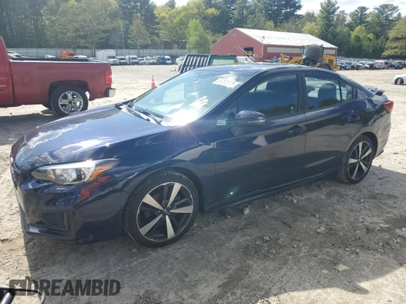 2019 Subaru Impreza Special Sports with VIN 4S3GKAM66K3608507, listed as a Copart auction lot 55732915 with 102,335 mi miles and Salvage title. Bid and sale history available at DreamBid. Image 1.