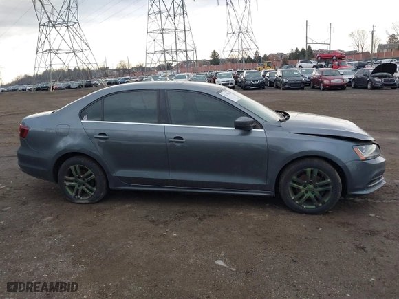 2017 Volkswagen Jetta 1.4T S with VIN 3VW167AJ3HM348674, listed as a IAAI auction lot 41479942 with 145,698 mi miles. Bid and sale history available at carsss.com. Image 14.