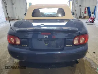 2001 Mazda MX-5 Miata with VIN JM1NB353510209224, listed as a Copart auction lot 51736955 with 103,732 mi miles and Salvage Title. Bid and sale history available at DreamBid. Image 6.