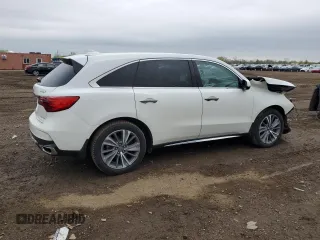 2018 Acura MDX Technology with VIN 5J8YD4H53JL008190, listed as a Copart auction lot 55620065 with 70,180 mi miles and Salvage title. Bid and sale history available at DreamBid. Image 3.