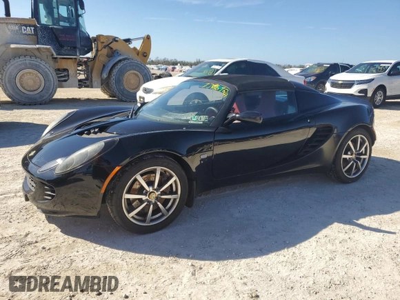 2006 Lotus Elise z VIN SCCPC11196HL30330, wystawiony jako Copart lot #77806924 z przebiegiem Nie podano mil oraz Szkody całkowita. Historia ofert i sprzedaży dostępna na DreamBid. Obrazek 1.