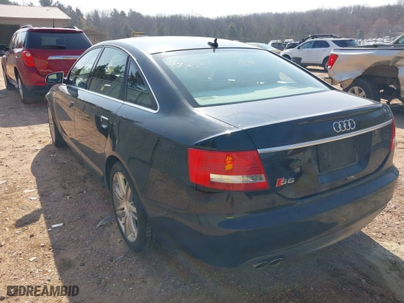2008 Audi S6 with VIN WAUDN74F98N000603, listed as a IAAI auction lot 42018085 with 152,160 mi miles. Bid and sale history available at carsss.com. Image 3.
