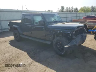 2025 Jeep Gladiator Willys z VIN 1C6PJTAG9SL512776, wystawiony jako Copart lot #55458875 z przebiegiem 1 006 mil mil oraz Szkoda całkowita • Salvage title. Historia ofert i sprzedaży dostępna na DreamBid. Obrazek 4.