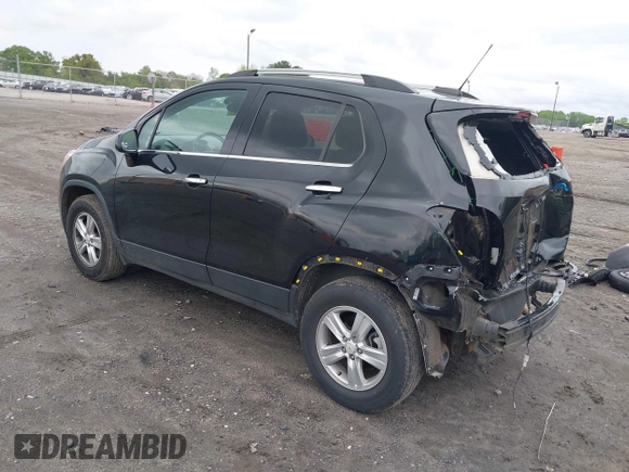2019 Chevrolet Trax LT with VIN KL7CJPSB2KB851982, listed as a IAAI auction lot 41983388 with 159,852 mi miles. Bid and sale history available at carsss.com. Image 3.