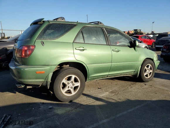 1999 Lexus RX 300 Luxury SUV with VIN JT6HF10U7X0084314, listed as a Copart auction lot 77635654 with 145,078 mi miles and Salvage Title. Bid and sale history available at carsss.com. Image 3.