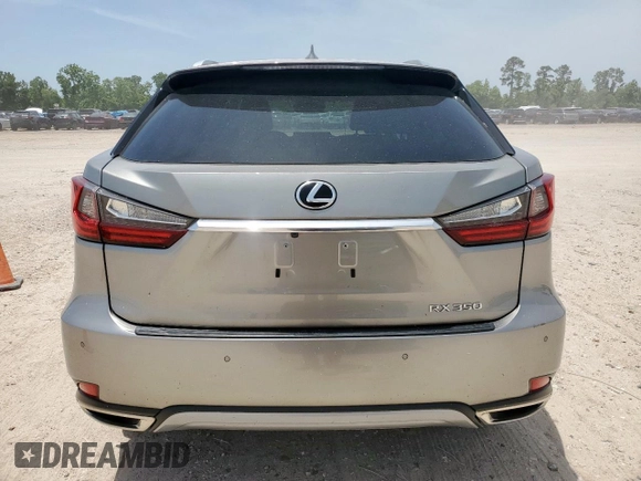 2022 Lexus RX 350 with VIN 2T2HZMDA2NC329679, listed as a Copart auction lot 57273415 with 36,914 mi miles and Salvage Title. Bid and sale history available at DreamBid. Image 6.