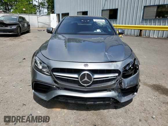 2018 Mercedes-Benz E-Class AMG E 63 S with VIN WDDZF8KB8JA258044, listed as a Copart auction lot 58792094 with 0 mi miles and Salvage Title. Bid and sale history available at carsss.com. Image 5.