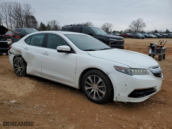 2016 Acura TLX Tech with VIN 19UUB1F59GA010567, listed as a Copart auction lot 44656575 with 245,526 mi miles and Salvage Title. Bid and sale history available at carsss.com. Image 4.