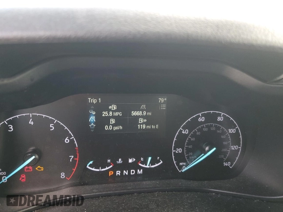2020 Ford Transit Connect XLT with VIN NM0LS7F21L1478206, listed as a Copart auction lot 62572265 with 5,668 mi miles and Clean title. Bid and sale history available at DreamBid. Image 9.