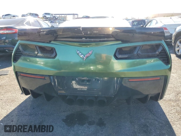2016 Chevrolet Corvette 1LT with VIN 1G1YB2D78G5117170, listed as a Copart auction lot 83231024 with 73,274 mi miles and Salvage Title. Bid and sale history available at carsss.com. Image 6.