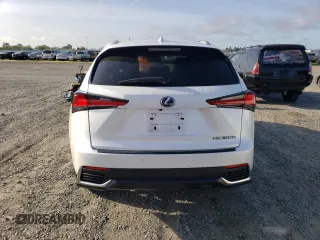 2021 Lexus NX 300h with VIN JTJGJRDZ0M5014172, listed as a Copart auction lot 52176455 with 43,644 mi miles and Salvage Title. Bid and sale history available at DreamBid. Image 6.