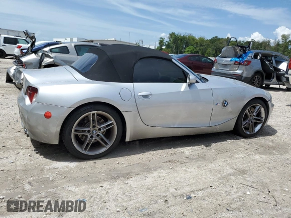 2007 BMW Z4 M z VIN 5UMBT93577LY53284, wystawiony jako Copart lot #65603564 z przebiegiem 81 650 mil mil oraz Czysty tytuł • Clean title. Historia ofert i sprzedaży dostępna na DreamBid. Obrazek 3.
