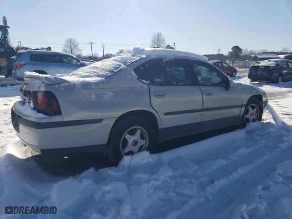2003 Chevrolet Impala with VIN 2G1WF52K839297140, listed as a Copart auction lot 86056574 with 0 mi miles and Salvage Title. Bid and sale history available at carsss.com. Image 3.