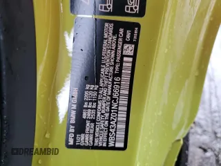 2022 BMW M4 Competition xDrive z VIN WBS43AZ01NCJ66916, wystawiony jako Copart lot #56673785 z przebiegiem 31 899 mil mil oraz Szkody całkowita. Historia ofert i sprzedaży dostępna na DreamBid. Obrazek 12.