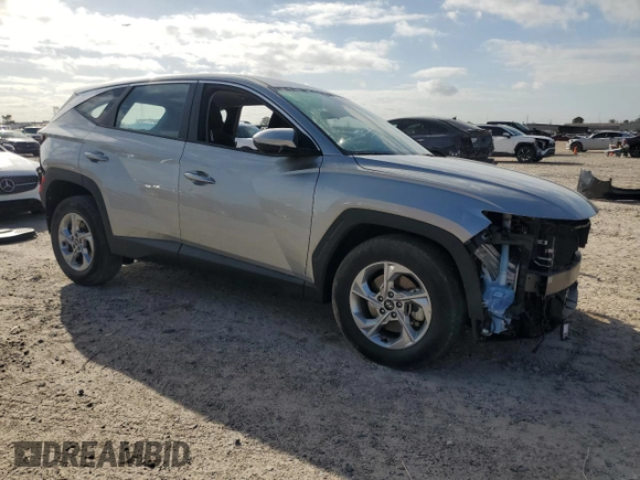 2024 Hyundai Tucson SE with VIN 5NMJA3DE6RH314872, listed as a Copart auction lot 48855535 with 38,760 mi miles and Salvage Title. Bid and sale history available at DreamBid. Image 4.