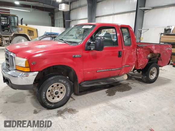 2000 Ford F-250 XL z VIN 1FTNX21S5YEC10427, wystawiony jako Copart lot #59093625 z przebiegiem 111 585 mil mil oraz Szkoda całkowita • Salvage title. Historia ofert i sprzedaży dostępna na DreamBid. Obrazek 1.