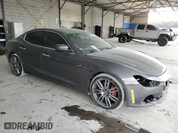 2016 Maserati Ghibli S with VIN ZAM57RSA8G1169064, listed as a Copart auction lot 75771703 with 55,311 mi miles. Bid and sale history available at carsss.com. Image 4.