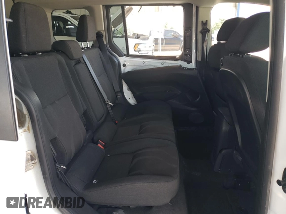 2015 Ford Transit Connect XLT with VIN NM0AE8F77F1201242, listed as a Copart auction lot 60141455 with Not provided miles and Salvage title. Bid and sale history available at DreamBid. Image 11.