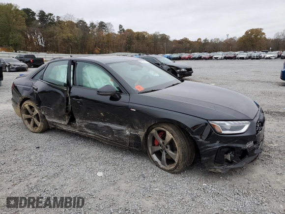 2024 Audi A4 S line Premium Plus z VIN WAUEAAF47RN007768, wystawiony jako Copart lot #81501114 z przebiegiem 10 763 mil mil oraz Szkoda całkowita • Salvage title. Historia ofert i sprzedaży dostępna na DreamBid. Obrazek 4.