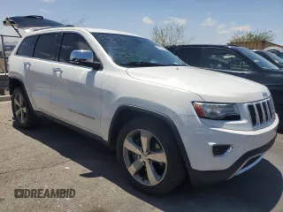 2014 Jeep Grand Cherokee Limited with VIN 1C4RJFBT2EC471846, listed as a Copart auction lot 63637415 with 130,262 mi miles and Salvage title. Bid and sale history available at DreamBid. Image 4.