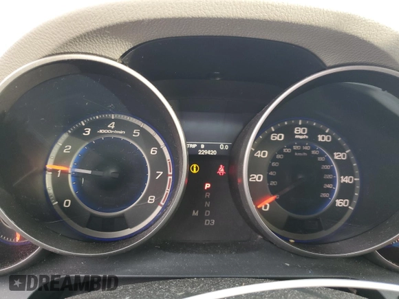 2008 Acura MDX Tech Pkg with VIN 2HNYD28338H514685, listed as a Copart auction lot 43176295 with 229,420 mi miles and Salvage Title. Bid and sale history available at carsss.com. Image 9.