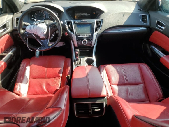 2020 Acura TLX w/A-Spec Pkg with VIN 19UUB1F64LA010723, listed as a Copart auction lot 44362595 with 96,818 mi miles and Salvage Title. Bid and sale history available at carsss.com. Image 8.