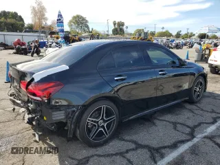 2022 Mercedes-Benz A 220 with VIN W1K3G4EB3NJ357626, listed as a Copart auction lot 42387845 with 32,358 mi miles and Salvage Title. Bid and sale history available at DreamBid. Image 3.