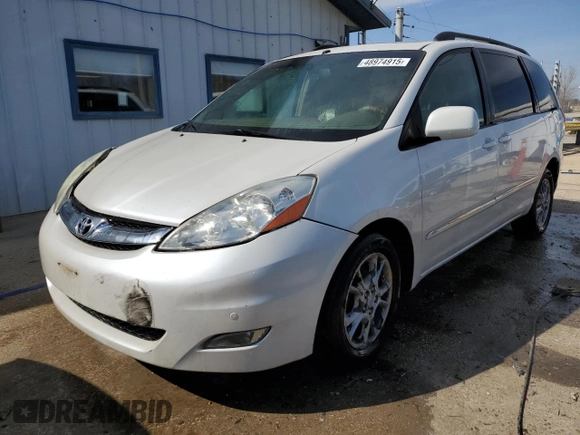 2006 Toyota Sienna XLE with VIN 5TDBA22C16S061551, listed as a Copart auction lot 48974915 with 247,430 mi miles and Salvage Title. Bid and sale history available at carsss.com. Image 1.