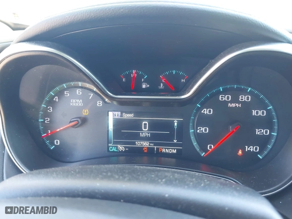 2016 Chevrolet Impala LT with VIN 2G1115S36G9203120, listed as a IAAI auction lot 41801029 with 107,562 mi miles. Bid and sale history available at carsss.com. Image 7.