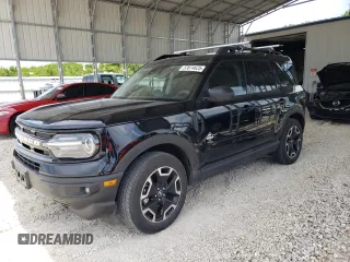 2023 Ford Bronco Sport Outer Banks with VIN 3FMCR9C60PRD13045, listed as a Copart auction lot 57874625 with 27,218 mi miles and Salvage title. Bid and sale history available at DreamBid. Image 1.