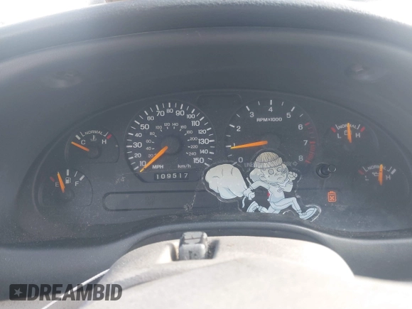 1998 Ford Mustang GT z VIN 1FAFP42X3WF104453, wystawiony jako IAAI lot #41551590 z przebiegiem 109 517 mil mil oraz . Historia ofert i sprzedaży dostępna na DreamBid. Obrazek 7.