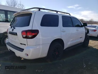 2021 Toyota Sequoia TRD Pro with VIN 5TDEY5B16MS186745, listed as a Copart auction lot 46839044 with 36,108 mi miles. Bid and sale history available at carsss.com. Image 3.