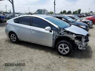 2015 Toyota Prius Four with VIN JTDKN3DUXF0436954, listed as a Copart auction lot 54655255 with 123,799 mi miles and Salvage Title. Bid and sale history available at DreamBid. Image 4.