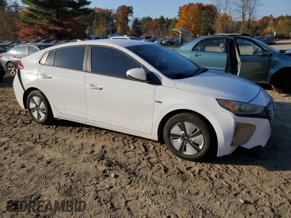 2017 Hyundai Ioniq Blue with VIN KMHC65LC2HU048114, listed as a Copart auction lot 77302014 with 292,084 mi miles and Salvage Title. Bid and sale history available at DreamBid. Image 4.