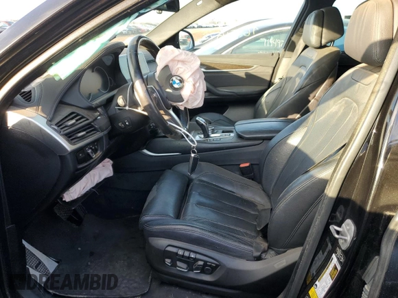 2015 BMW X6 xDrive35i with VIN 5UXKU2C50F0F94986, listed as a Copart auction lot 76998613 with 165,678 mi miles and . Bid and sale history available at DreamBid. Image 7.
