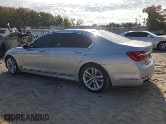 2016 BMW 7 Series 750i with VIN WBA7F0C50GGM20697, listed as a Copart auction lot 78850524 with 126,518 mi miles and Salvage Title. Bid and sale history available at carsss.com. Image 2.