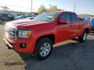 2015 GMC Canyon 4WD SLE with VIN 1GTH6BE38F1183778, listed as a Copart auction lot 53371055 with 28,723 mi miles and Salvage Title. Bid and sale history available at carsss.com. Image 1.