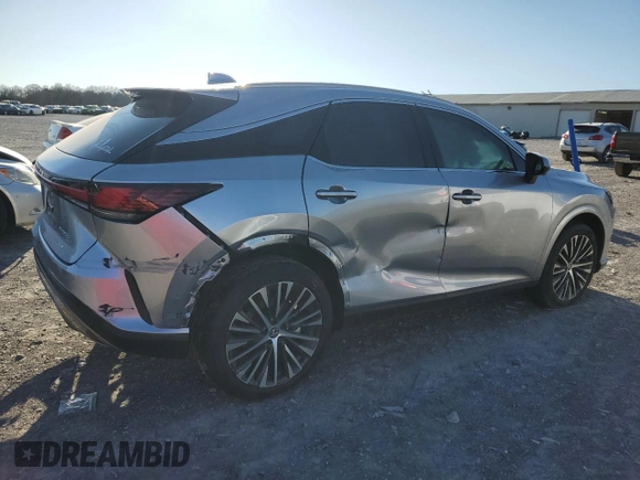 2025 Lexus RX 350h with VIN 2T2BBMCA2SC070683, listed as a Copart auction lot 49420725 with 2,218 mi miles and Salvage title. Bid and sale history available at DreamBid. Image 3.