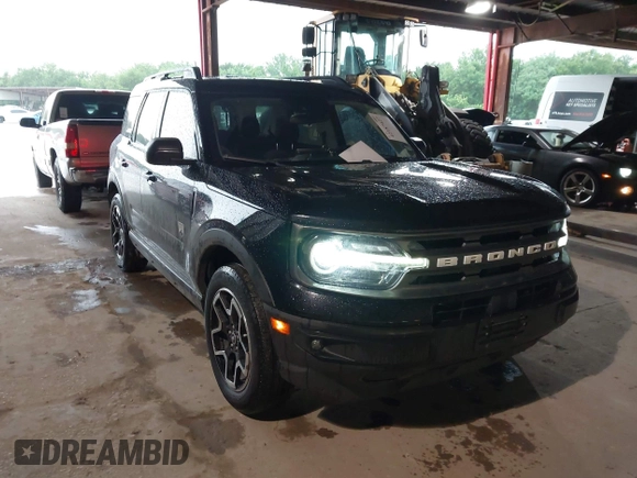 2022 Ford Bronco Sport Big Bend z VIN 3FMCR9B63NRD14835, wystawiony jako IAAI lot #42187427 z przebiegiem 33 984 mil mil oraz . Historia ofert i sprzedaży dostępna na DreamBid. Obrazek 1.