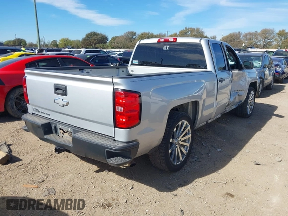 2018 Chevrolet Silverado 1500 Work Truck with VIN 1GCRCNEC6JZ377752, listed as a IAAI auction lot 40905522 with 128,897 mi miles. Bid and sale history available at carsss.com. Image 4.