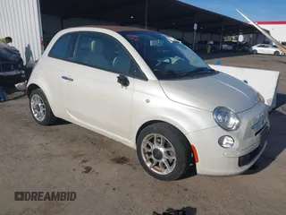 2012 FIAT 500 Pop with VIN 3C3CFFDR6CT321723, listed as a IAAI auction lot 41968345 with 84,088 mi miles. Bid and sale history available at carsss.com. Image 1.