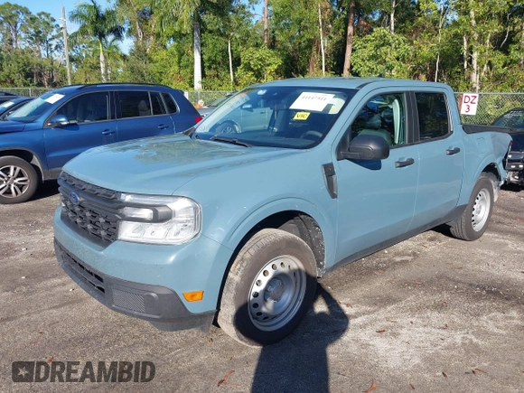 2023 Ford Maverick XL with VIN 3FTTW8E32PRA56304, listed as a IAAI auction lot 41147511 with 27,787 mi miles and . Bid and sale history available at DreamBid. Image 2.