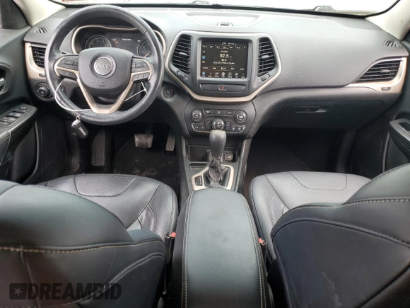 2014 Jeep Cherokee Limited with VIN 1C4PJLDB8EW256206, listed as a Copart auction lot 61712925 with 75,666 mi miles and Salvage title. Bid and sale history available at DreamBid. Image 8.